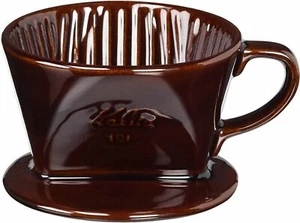 Ceramic Coffee Dripper 101 Lotto Brown # 01003 - Picture 1 of 5