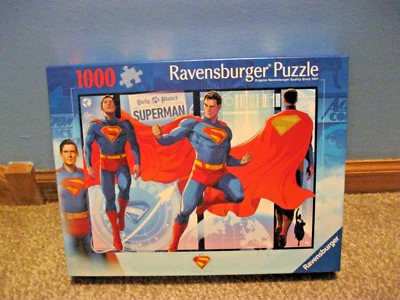 RAVENSBURGER 1000 PIECE PUZZLE SUPERMAN THE LAST SON OF KRYPTON CHECK OTHER NEW! - Image 1 of 4