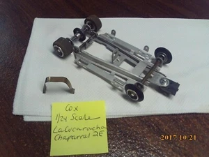 Telaio Chaparral 2E usato vintage Cox scala 1/24 con pneumatici e ruote - Foto 1 di 2