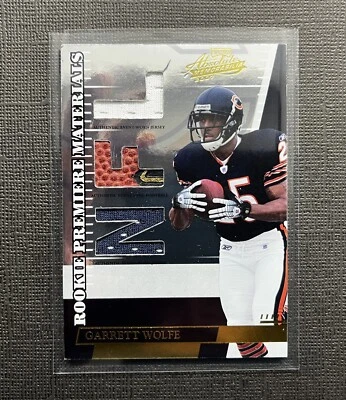 2007 Donruss Playoff Absolute Memorabilia /849 Garrett Wolfe #280 - Image 1 of 4