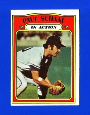 1972 Topps Set de béisbol Break #178 Paul Schaal IA casi nuevo Kansas City Royals (SB2) Foto 1 de 2