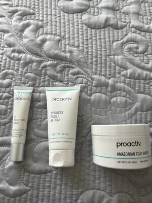Proactiv 3 Step | Eye Brighten Serum, Redness Relief Serum, Amazonian Clay Mask. - Image 1 of 4