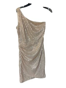Grace Karin Womens Sequin Dress One Shoulder Party Club Size Medium NEW - Picture 1 of 12