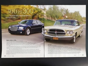 1955 Chrysler C300 & 2005 Chrysler 300 - Original 6 Page Full Color Article - Imagen 1 de 3