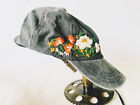 Floral Embroidered Cap, Baseball Cap, Woman Cap, Custom Cap