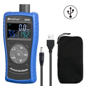 Ammoniakgas NH3 Detektor Messgerät Tester 0-100PPM Schalllicht Alarm Gasüberwachung - Bild 1 von 9