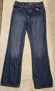 Childrens Place Girls Blue Jeans Size 12 Bootcut  Semi-Evasee  - Picture 1 of 6