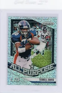 2024 Prizm Football TERRELL DAVIS All Purpose Mojo /25 #12 Denver Broncos - Picture 1 of 3