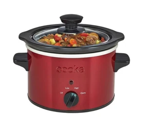 Cooks 1.5 Quart Slow Cooker RED Open Box - Picture 1 of 2