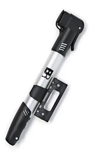 Bike Bicycle Hand Mini Compact Pump MTB/ROAD/HYBRID Alloy Silver Car/Presta - Picture 1 of 11