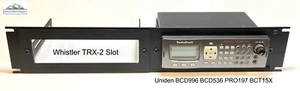 Panel de montaje en rack de 19" para Uniden BCD996P2 BCD536XP BCT15X PRO197 + Whistler TRX-2 - Imagen 1 de 5
