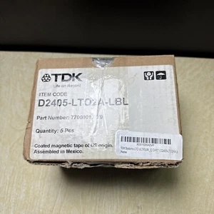 5 New Sealed TDK LTO Ultrium 2 200/400GB Data Cartridge Tapes - Picture 1 of 3