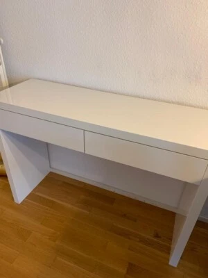 Hochglanz weißes Sideboard mit zwei Schubladen 120cm lange - Bild 1 von 4