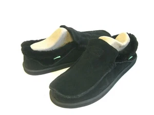 SANUK CHIBA CHILL HERREN HALBSCHUH WILDLEDER SCHWARZ US 10 /UK 9 / EU 43 - Bild 1 von 4