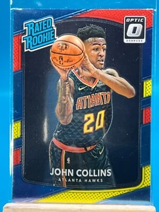 2017-18 Panini Donruss Optic - Rated Rookie Red & Yellow #182 John Collins (RC) - Picture 1 of 2
