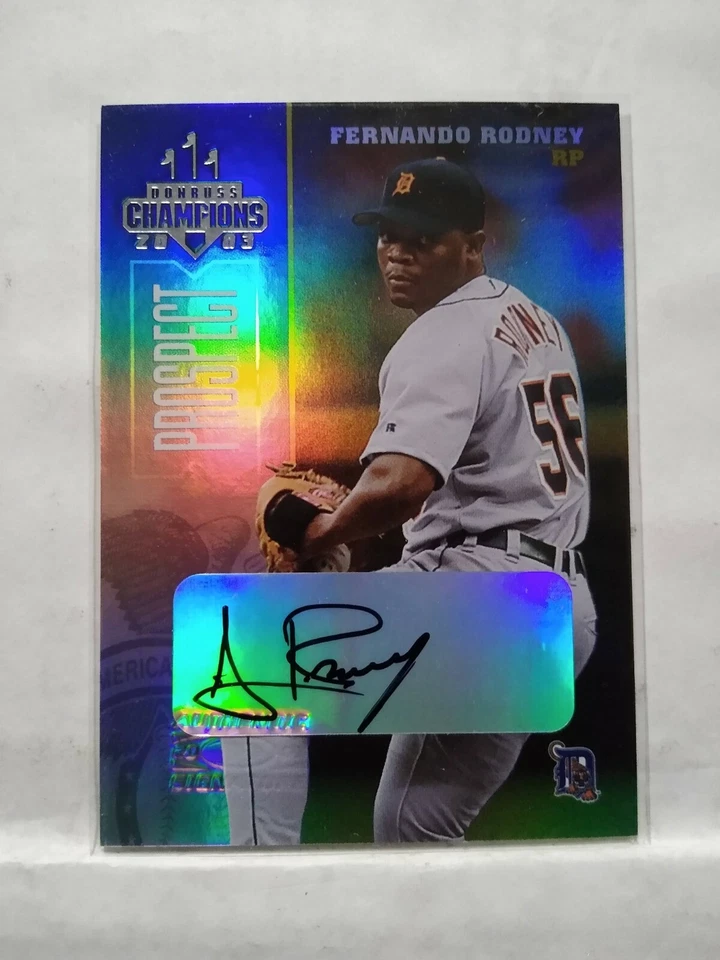 2003 Donruss Champions Autographs #98 Fernando Rodney 331/500 MINT F3982 - Image 1 of 1