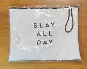 MILLY Slay All Day ZIP POUCH Water Resistant Beach Bag FabFitFun BRAND NEW  - Picture 1 of 2