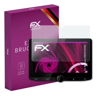 atFoliX Glasfolie für Kenwood DMX9720XDS Displayfolie 9H Schutzpanzer - Bild 1 von 4