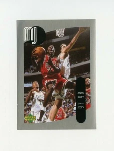 #TN09252 MICHAEL JORDAN #56 pegatina europea cubierta superior 1998 - Imagen 1 de 1