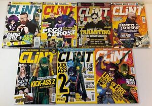 Lot of 7 CLiNT Magazines ~ #1 2 3 5 6 7 9~Mark Millar, Simon Pegg, Frankie Boyle