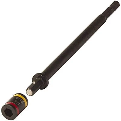 Driver de mandril sextavado magnético Malco IMSHXLC C-RHEX limpável, reversível de 6 polegadas (1 - Imagem 1 de 4