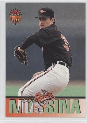 1994 Donruss Triple Play Mike Mussina #157 HOF - Image 1 of 2