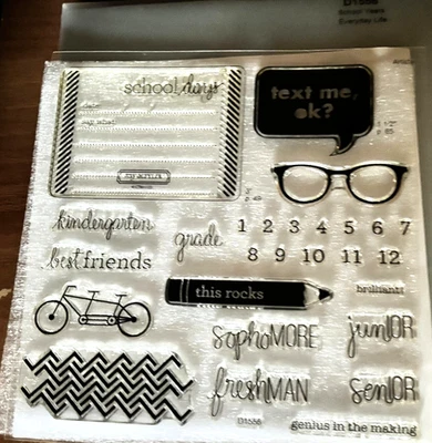 CTMH D1556 AÑOS ESCOLARES ~ Días escolares, jardín de infantes, SOPHMORE, mejores amigos Foto 1 de 3