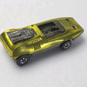 Vintage 1969 Hot Wheels Redline Peeping Bomb - Metallic Lime Green Black Interior - Bild 1 von 10