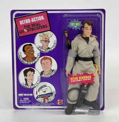 Mattel Retro-Action The Real Ghostbusters Peter Venkman 2010 Matty Collector New - Image 1 of 4