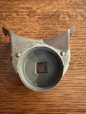 Vintage Oil Or Water Temperature Gauge Dash Mount Bracket Model A Ford, Rat Rod - Image 1 of 4