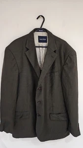 Chaqueta Blazer Nautica Vintage L Pata de Gallo Tweed Lana Multicolor Botón  - Imagen 1 de 20