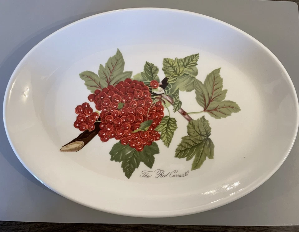 Portmeirion Pomona The Red Currants Steak Plate - Image 1 of 4