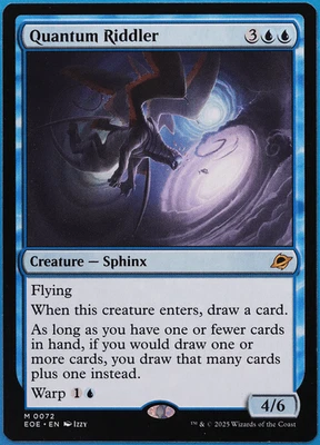 Quantum Riddler Edge of Eternities NM Blue Mythic Rare CARD (506724) ABUGames - Image 1 of 2