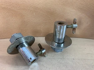 HOSHINO K Kougyou Lot of 2x Bass Drum SPUR MOUNT Leg Bracket Holder Mounts Japan - Picture 1 of 6