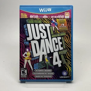 Just Dance 4 (Nintendo Wii U, 2012) CIB Complete With Manual Tested Very Good - Foto 1 di 6