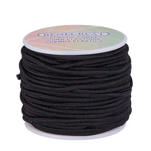 3mm 20 Yards Elastic Cord Stretch Thread Beading Cord Fabric Crafting String ... - Picture 1 of 7