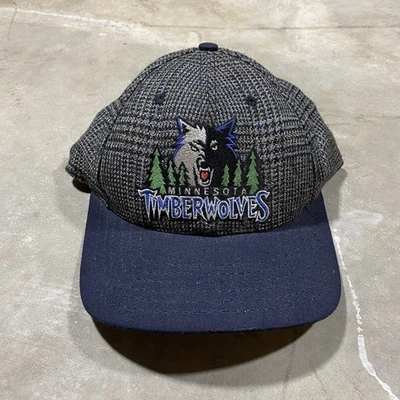 Vintage Minnesota Timberwolves American Needle NBA Snapback Hat Made in USA - Image 1 of 4