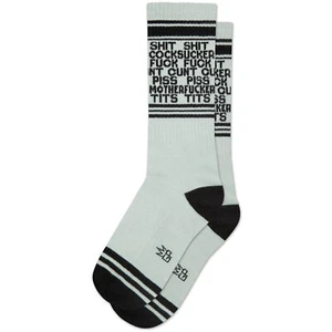 Calcetines DIRTY WORDS de caniche Gumball, calcetines unisex acanalados para gimnasio - Imagen 1 de 1