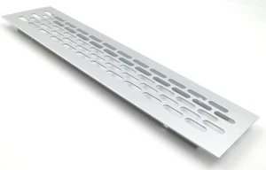 Design61 Griglia Di Ventilazione IN Alluminio L 245 X H 60 MM Argento - Foto 1 di 3