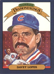 1986 Leaf/Donruss Baseball Card #9 Davey Lopes DK