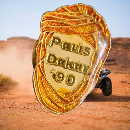 Sammler Pin - AUTO/KFZ - Fundstücke - Paris-Dakar Rallye 1990 - NEU - Bild 1 von 1