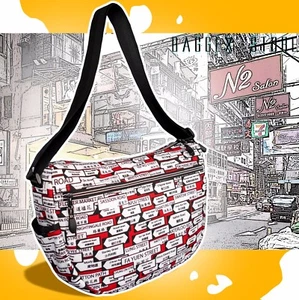Large Hong Kong Road Plate Shoulder Bag Street Nameplate Roadsign Crossbody Bag - Picture 1 of 11