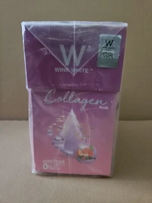 3X Wink White W Collagen Plus Dipeptide 10000 mg Dietary Supplement Brightening - Image 1 of 4