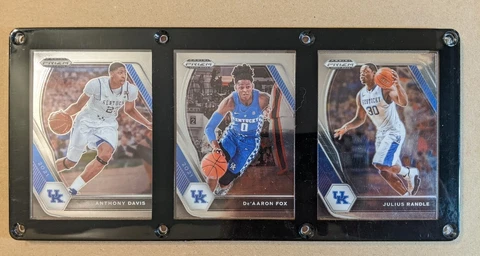 KENTUCKY WILDCATS 3 CARD PLAQUE ANTHONY DAVIS DE'AARON FOX JULIUS RANDLE Cover