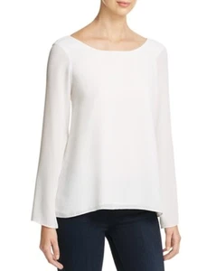 Necessary Objects Women's Criss-Cross V-Back Top Ivory, Size Small MSRP $78.00 - Picture 1 of 3