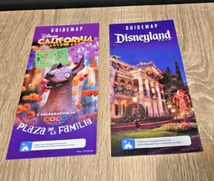 Guía de parques Disneyland DCA mapa guía mapa mansión embrujada, CoCo 2024 - Imagen 1 de 3