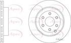 Brake Disc Rear Vented Fits Mercedes-Benz X-Class Nissan Navara APEC DSK3423