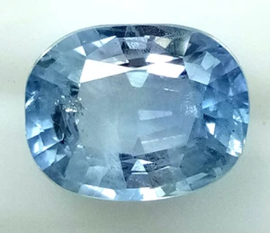 3.79 Cts 100% Natural Lovely Blue Sapphire Oval Cut Gemstone - Picture 1 of 3