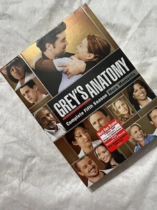 Grey's Anatomy 5 Complete Fifth Season DVD 2009 NEW Bonus Medical TV Show - Picture 1 of 7