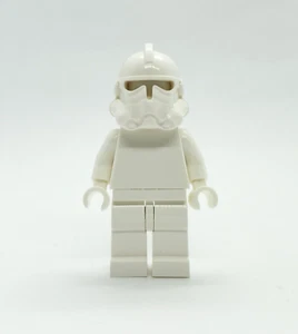 Lego Star Wars Prototyp weiß monochrom klassisch Clone Trooper Minifigur Fehler - Bild 1 von 2